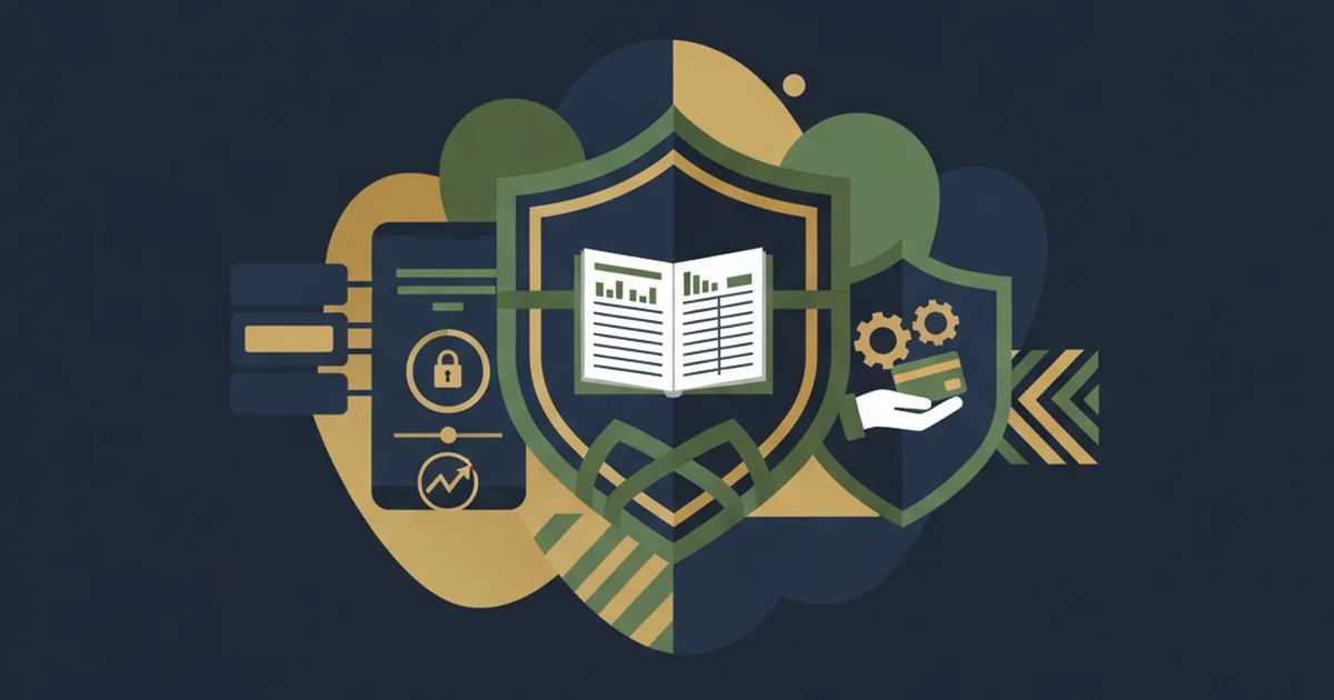 Professional editorial illustration showing a protected household budget, abstract mobile betting controls and responsible-play limits in a South African setting without logos or readable text. Editorial illustration of household budget protection and responsible online betting controls in South Africa